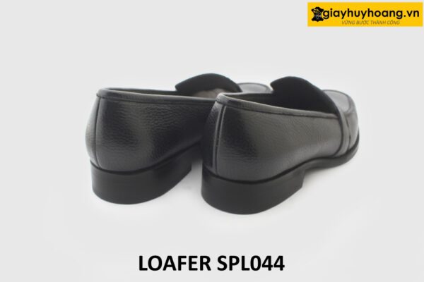 [Size 40] Giày lười nam vân hạt mũi nhọn loafer SPL044 005