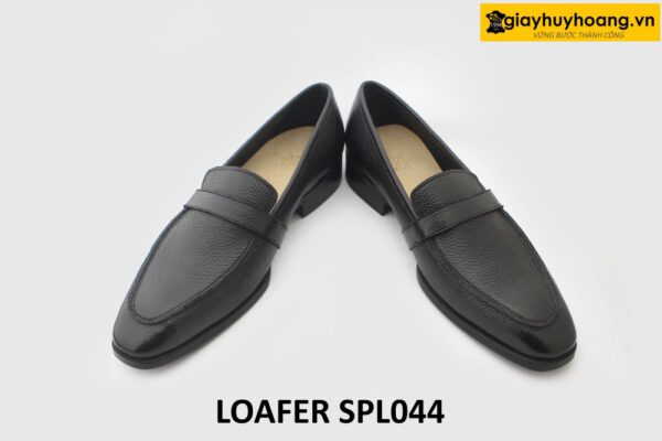 [Size 40] Giày lười nam vân hạt mũi nhọn loafer SPL044 004