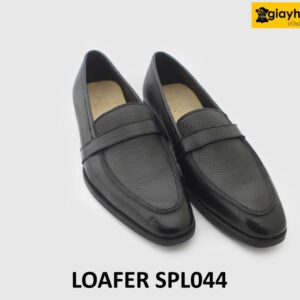 [Size 40] Giày lười nam vân hạt mũi nhọn loafer SPL044 003