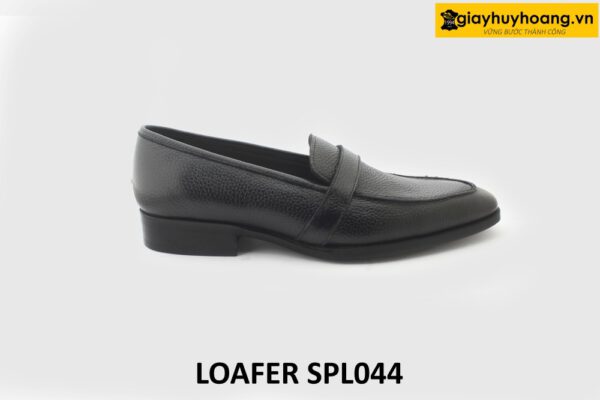 [Size 40] Giày lười nam vân hạt mũi nhọn loafer SPL044 001