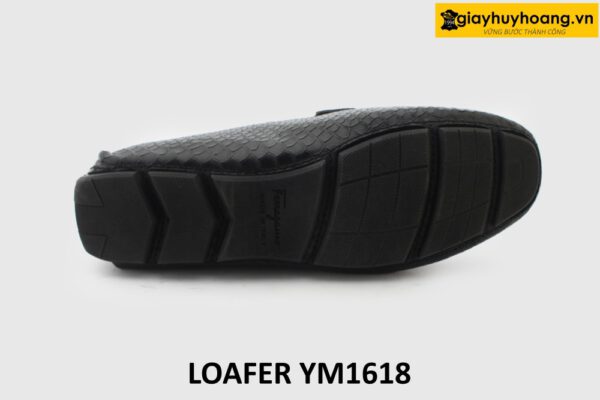 [Size 41] Giày lười nam đế thấp cao su loafer YM1618 006