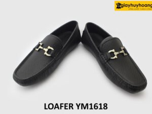 [Size 41] Giày lười nam đế thấp cao su loafer YM1618 004