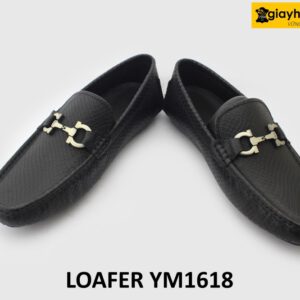 [Size 41] Giày lười nam đế thấp cao su loafer YM1618 004