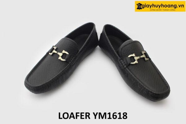 [Size 41] Giày lười nam đế thấp cao su loafer YM1618 004