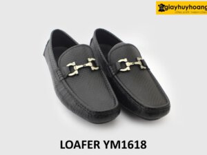 [Size 41] Giày lười nam đế thấp cao su loafer YM1618 003