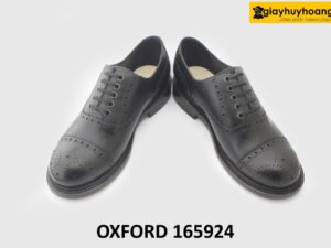 [Size 41] Giày da nam mũi tròn Full Brogues Oxford 165924 004