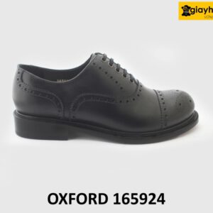 [Size 41] Giày da nam mũi tròn Full Brogues Oxford 165924 001