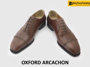 [Outlet size 40] Giày da nam đế da bò khâu goodyear Oxford ARCAHON 004