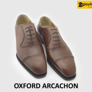 [Outlet size 40] Giày da nam đế da bò khâu goodyear Oxford ARCAHON 003