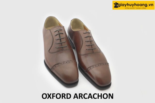 [Outlet size 40] Giày da nam đế da bò khâu goodyear Oxford ARCAHON 003