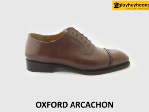 [Outlet size 40] Giày da nam đế da bò khâu goodyear Oxford ARCAHON 001