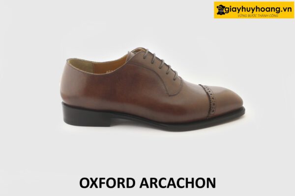 [Outlet size 40] Giày da nam đế da bò khâu goodyear Oxford ARCAHON 001