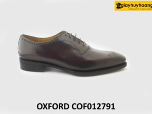 [Size 44] Giày da nam da bê ý italy cao cấp Oxford COF012791 001