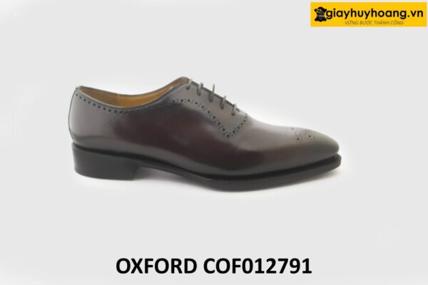 [Size 44] Giày da nam da bê ý italy cao cấp Oxford COF012791 001