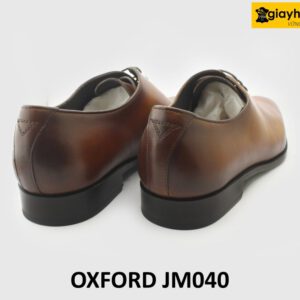 [Outlet size 46] Giày tây nam da trơn màu bò Oxford JM040 005