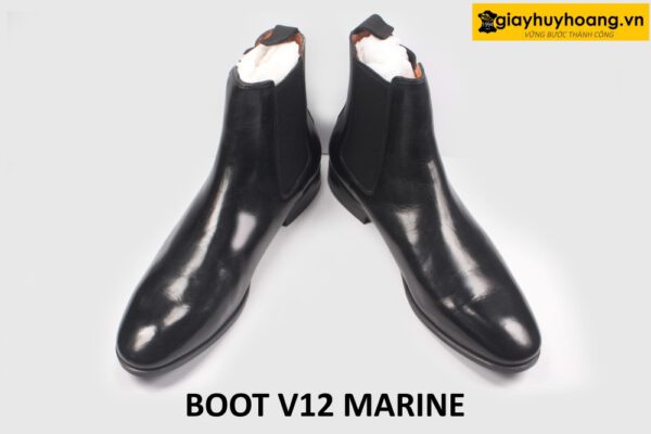 [Size 40+42+46] Giày da chelsea boot nam cổ cao V12 Marine 003