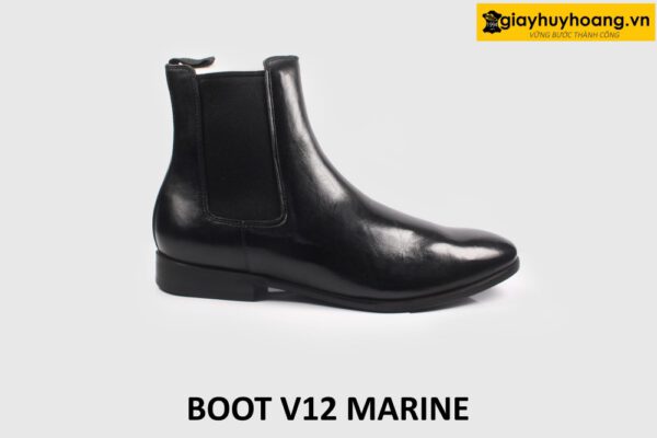 [Size 40+42+46] Giày da chelsea boot nam cổ cao V12 Marine 001