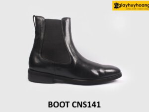 [Size 39+41] Giày da nam cổ thun co giãn chelsea boot CNS141 001