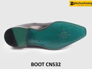 [Size 39+42] Giày da nam cổ cao thời trang chelsea boot CNS32 006
