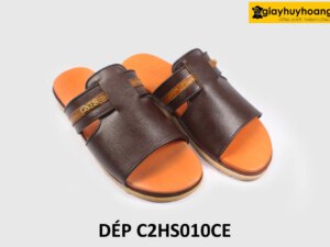 [Size 41] Dép da nam thời trang cao cấp Loafer C2HS010CE 003