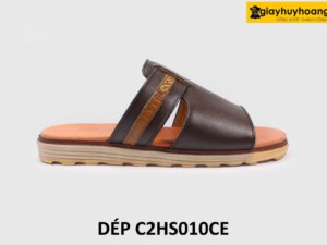 [Size 41] Dép da nam thời trang cao cấp Loafer C2HS010CE 001