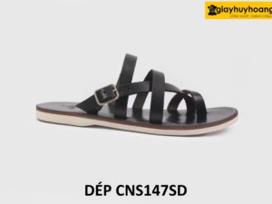 [Size 41] Dép da nam đi thoải mái Loafer CNS147SD 001