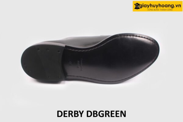 [Size 44] Giày tây nam đen mũi tròn công sở Derby DBGREEN 006