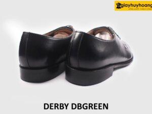 [Size 44] Giày tây nam đen mũi tròn công sở Derby DBGREEN 005