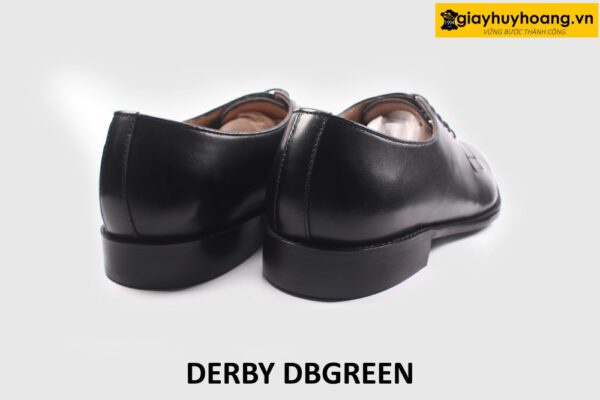 [Size 44] Giày tây nam đen mũi tròn công sở Derby DBGREEN 005