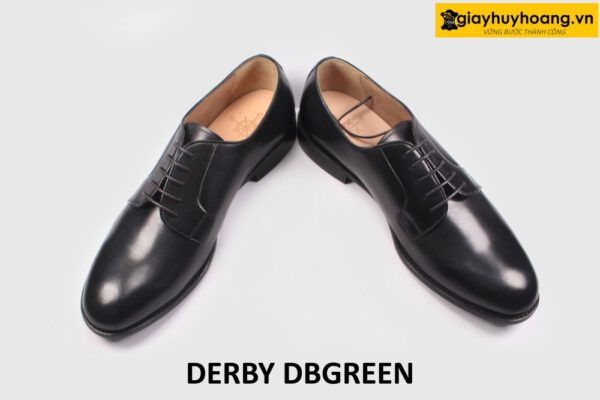 [Size 44] Giày tây nam đen mũi tròn công sở Derby DBGREEN 004