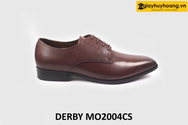 [Size 41] Giày da nam mũi thon nhọn màu nâu Derby MO2004CS 001