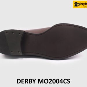 [Size 41] Giày da nam mũi thon nhọn màu nâu Derby MO2004CS 006