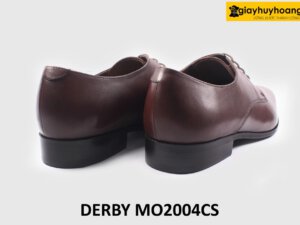 [Size 41] Giày da nam mũi thon nhọn màu nâu Derby MO2004CS 005