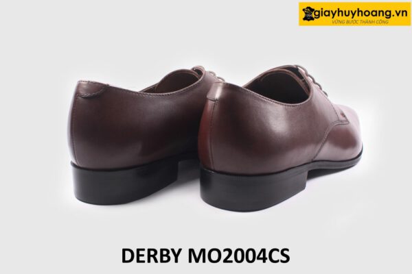 [Size 41] Giày da nam mũi thon nhọn màu nâu Derby MO2004CS 005