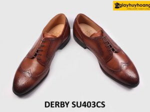 [Size 43] Giày da nam thời trang đóng thủ công Derby SU403CS 004