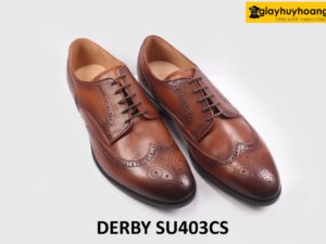 [Size 43] Giày da nam thời trang đóng thủ công Derby SU403CS 003