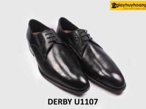 [Size 42] Giày da nam phom thon nhọn Derby U1107 003
