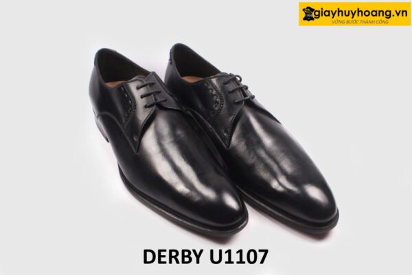 [Size 42] Giày da nam phom thon nhọn Derby U1107 003