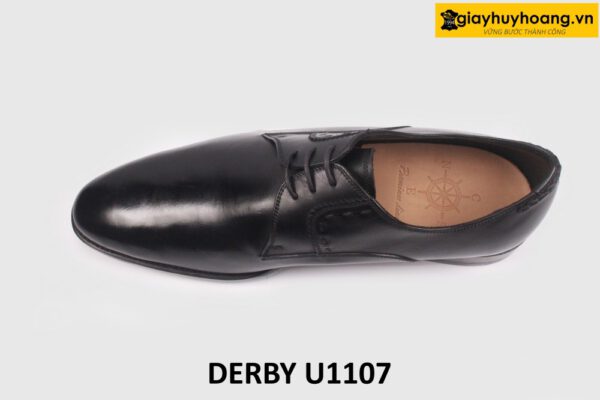 [Size 42] Giày da nam phom thon nhọn Derby U1107 002