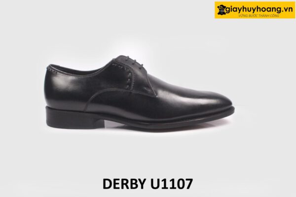 [Size 42] Giày da nam phom thon nhọn Derby U1107 001