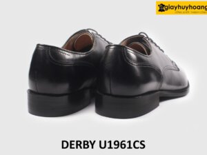 Giày da nam buộc dây da bê con Derby U1961CS 005