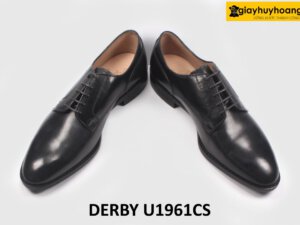 Giày da nam buộc dây da bê con Derby U1961CS 004