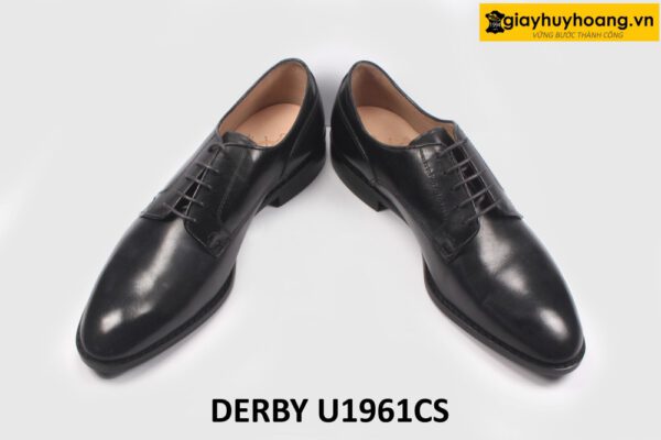 Giày da nam buộc dây da bê con Derby U1961CS 004