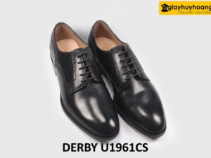 Giày da nam buộc dây da bê con Derby U1961CS 003