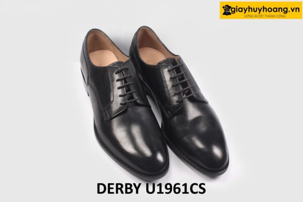 Giày da nam buộc dây da bê con Derby U1961CS 003