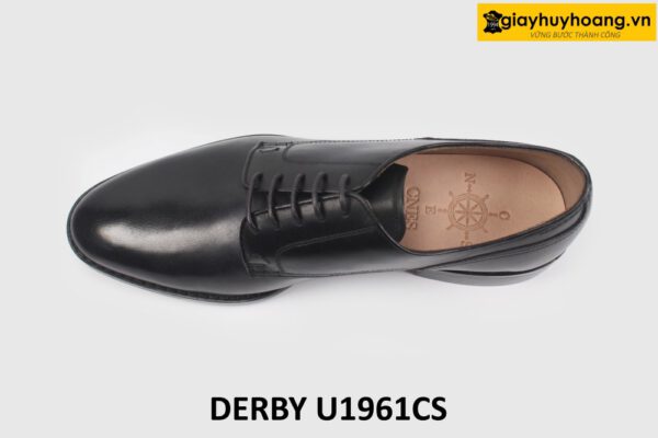 Giày da nam buộc dây da bê con Derby U1961CS 002