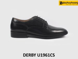 Giày da nam buộc dây da bê con Derby U1961CS 001