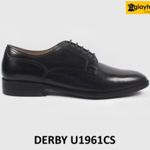 Giày da nam buộc dây da bê con Derby U1961CS 001