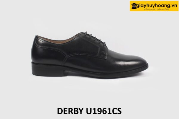 Giày da nam buộc dây da bê con Derby U1961CS 001