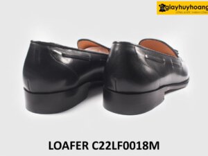 [Size 41] Giày da nam không dây màu đen Loafer C22LF018M 005